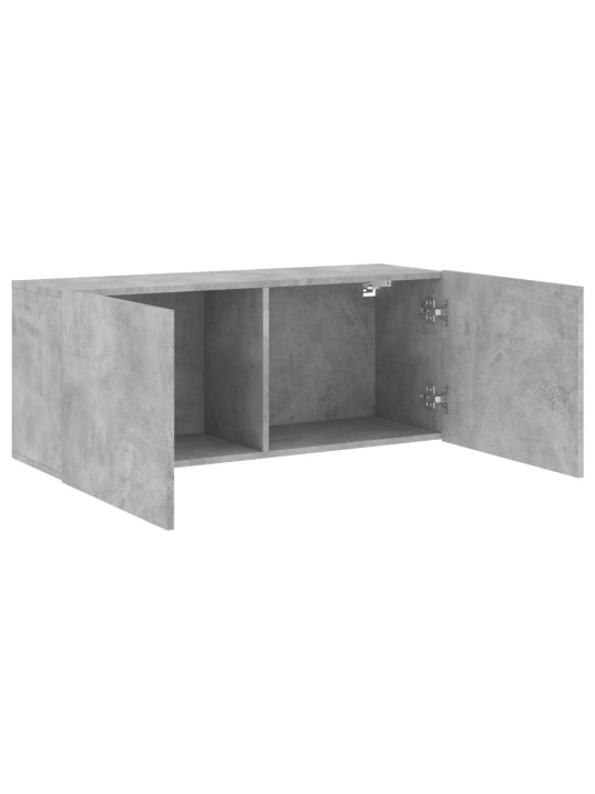 TV skříňka nástěnná betonově šedá 100 x 30 x 41 cm