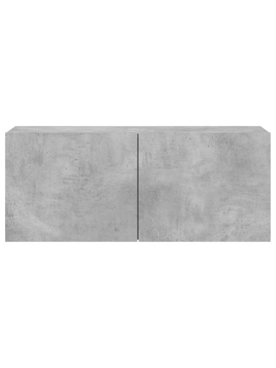 TV skříňka nástěnná betonově šedá 100 x 30 x 41 cm