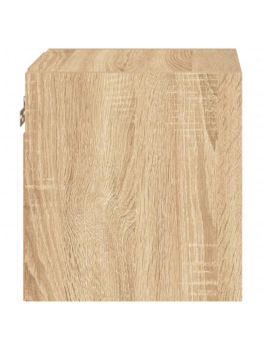 Nástěnné TV skříňky s LED 2 ks dub sonoma 30 x 28,5 x 30 cm