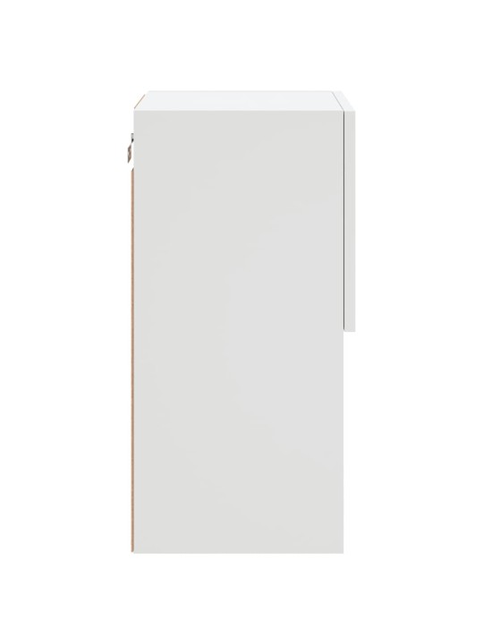 TV skříňka s LED osvětlením bílá 30,5 x 30 x 60 cm