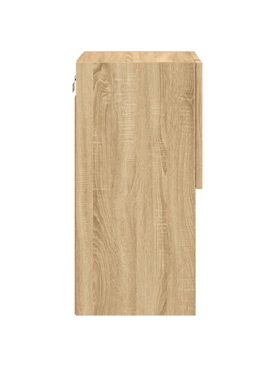 TV skříňka s LED osvětlením dub sonoma 30,5 x 30 x 60 cm