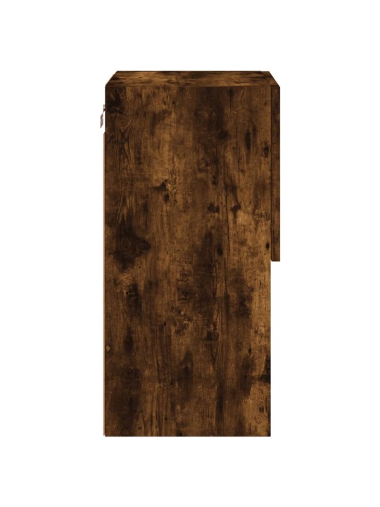 TV skříňka s LED osvětlením kouřový dub 30,5 x 30 x 60 cm