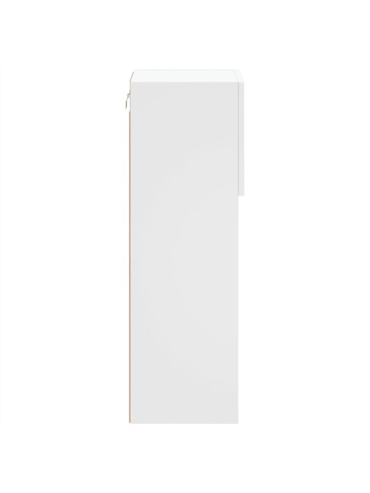 TV skříňky s LED osvětlením 2 ks bílé 30,5 x 30 x 90 cm