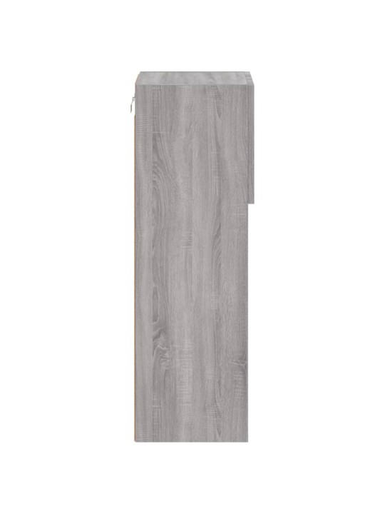 TV skříňka s LED osvětlením šedá sonoma 30,5 x 30 x 90 cm
