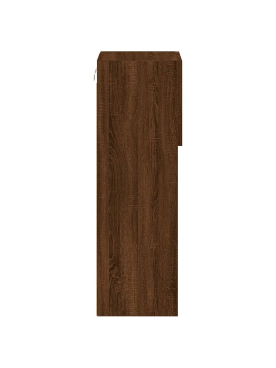 TV skříňka s LED osvětlením hnědý dub 30,5 x 30 x 90 cm