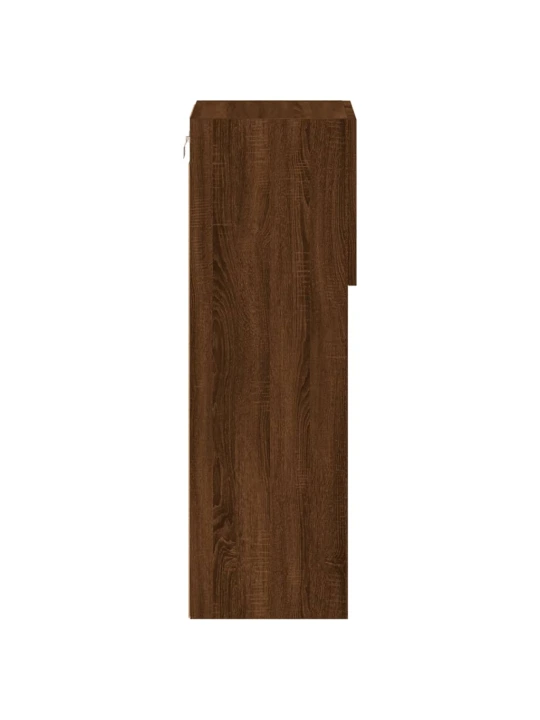 TV skříňka s LED osvětlením hnědý dub 30,5 x 30 x 90 cm