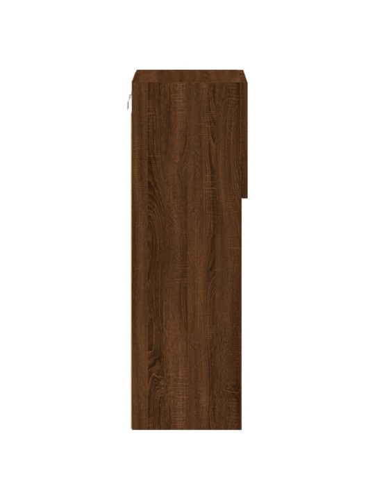 TV skříňky s LED osvětlením 2 ks hnědý dub 30,5 x 30 x 90 cm