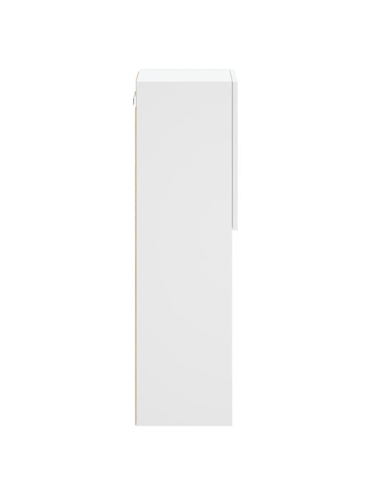 TV skříňky s LED osvětlením 2 ks bílé 30,5 x 30 x 102 cm