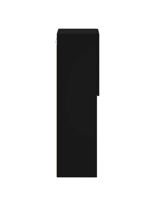 TV skříňka s LED osvětlením černá 30,5 x 30 x 102 cm