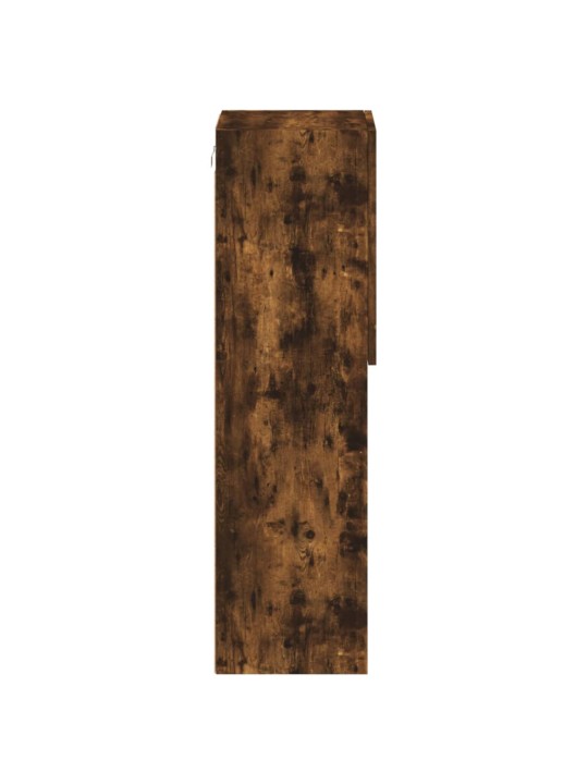 TV skříňky s LED osvětlením 2 ks kouřový dub 30,5 x 30 x 102 cm