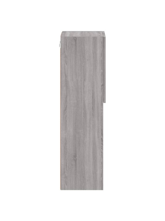 TV skříňka s LED osvětlením šedá sonoma 30,5 x 30 x 102 cm