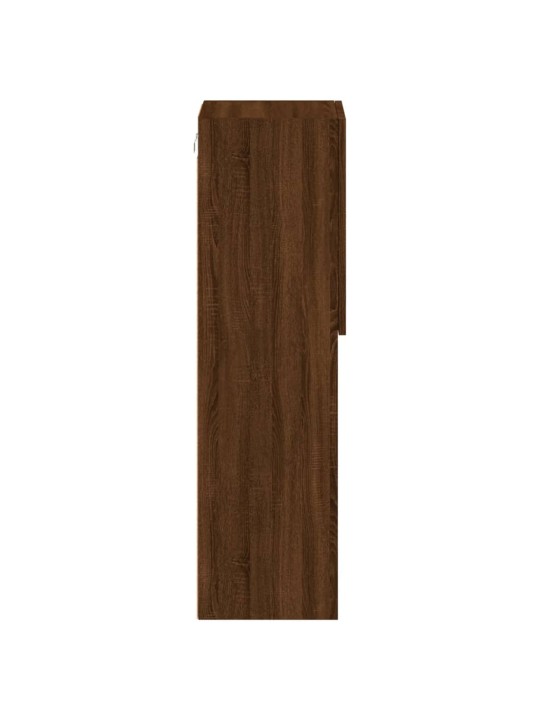 TV skříňky s LED osvětlením 2 ks hnědý dub 30,5 x 30 x 102 cm