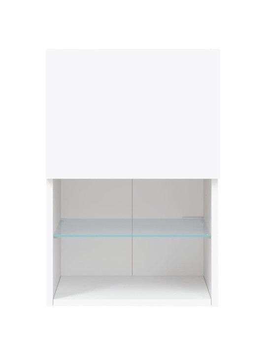TV skříňka s LED osvětlením bílá 40,5 x 30 x 60 cm