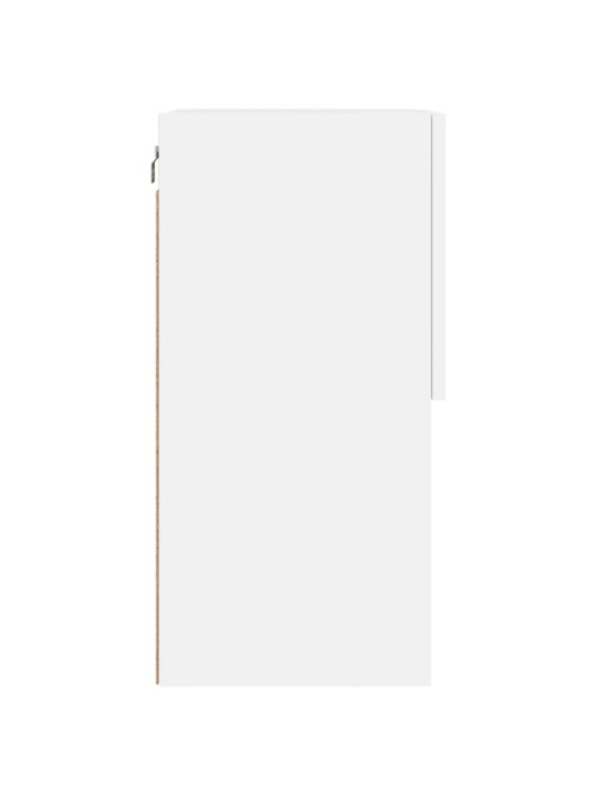 TV skříňka s LED osvětlením bílá 40,5 x 30 x 60 cm