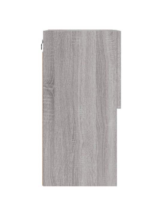 TV skříňka s LED osvětlením šedá sonoma 40,5 x 30 x 60 cm