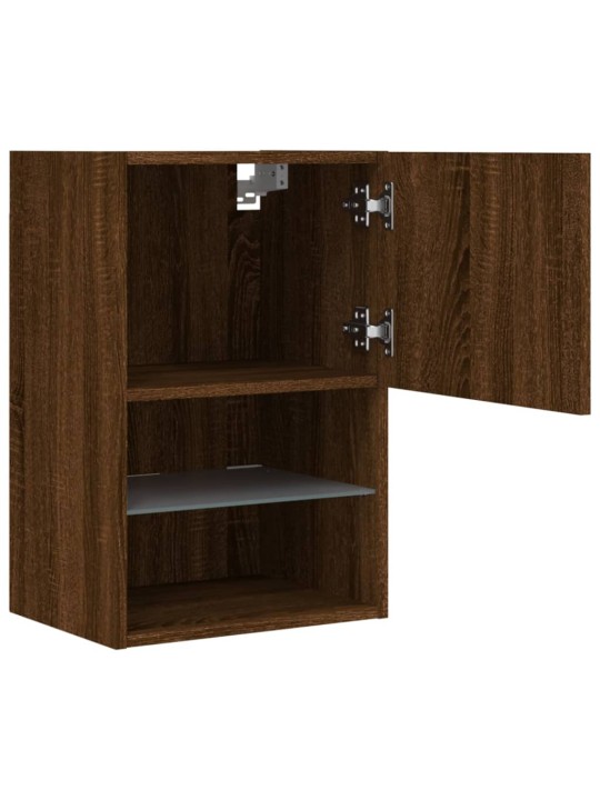 TV skříňka s LED osvětlením hnědý dub 40,5 x 30 x 60 cm