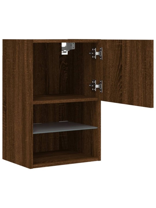 TV skříňky s LED osvětlením 2 ks hnědý dub 40,5 x 30 x 60 cm