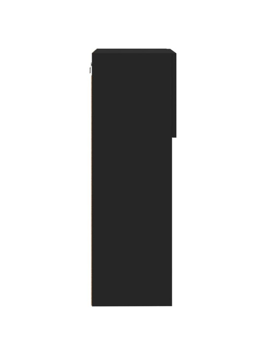 TV skříňka s LED osvětlením černá 40,5 x 30 x 90 cm