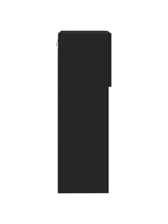 TV skříňka s LED osvětlením černá 40,5 x 30 x 90 cm