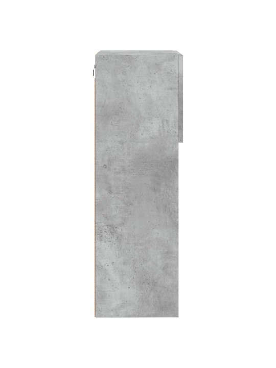 TV skříňka s LED osvětlením betonově šedá 40,5 x 30 x 90 cm