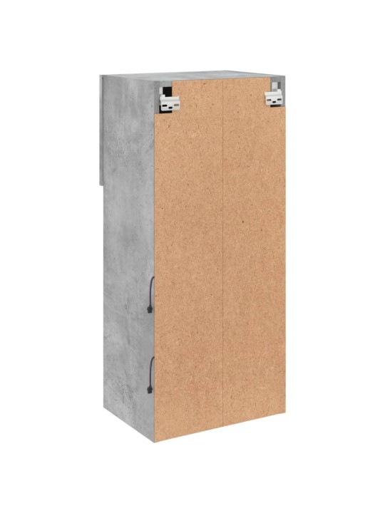 TV skříňka s LED osvětlením betonově šedá 40,5 x 30 x 90 cm