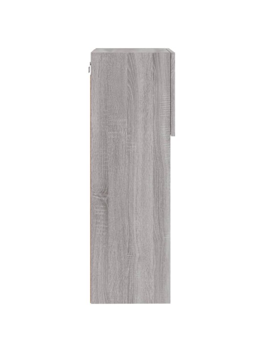 TV skříňka s LED osvětlením šedá sonoma 40,5 x 30 x 90 cm