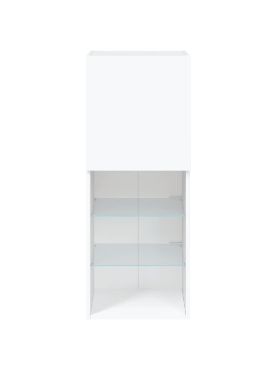 TV skříňka s LED osvětlením bílá 40,5 x 30 x 102 cm