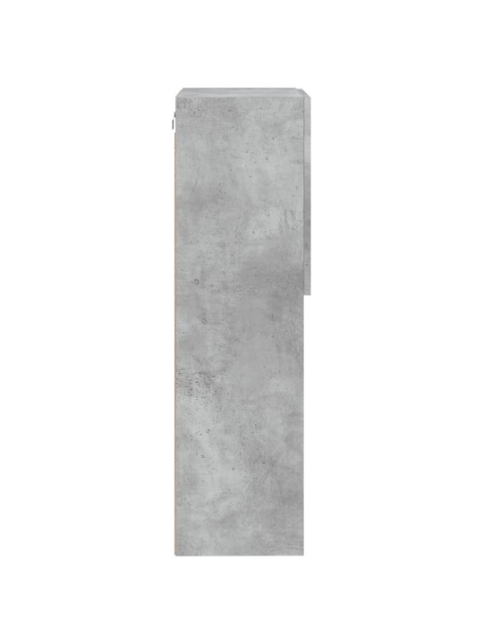 TV skříňka s LED osvětlením betonově šedá 40,5 x 30 x 102 cm