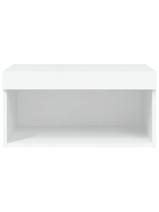 TV skříňka s LED osvětlením bílá 60 x 30 x 30 cm