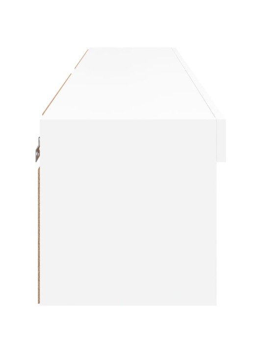 TV skříňky s LED osvětlením 2 ks bílé 60 x 30 x 30 cm