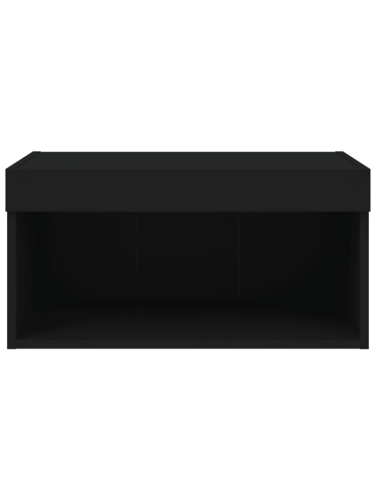 TV skříňka s LED osvětlením černá 60 x 30 x 30 cm