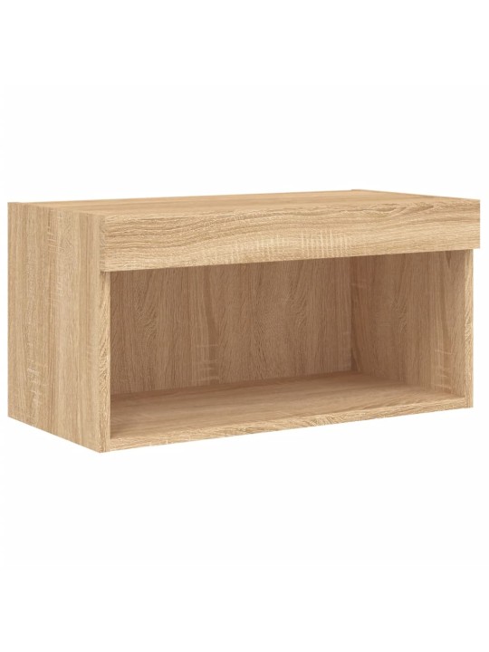 TV skříňka s LED osvětlením dub sonoma 60 x 30 x 30 cm
