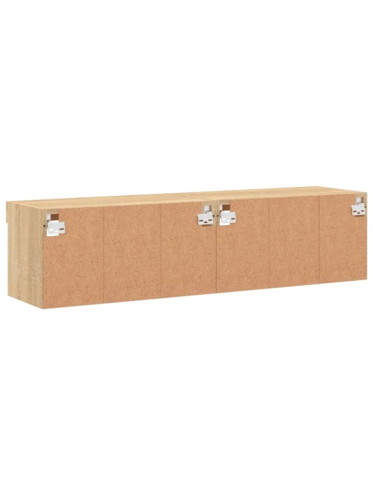 TV skříňky s LED osvětlením 2 ks dub sonoma 60 x 30 x 30 cm