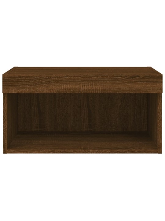 TV skříňka s LED osvětlením hnědý dub 60 x 30 x 30 cm