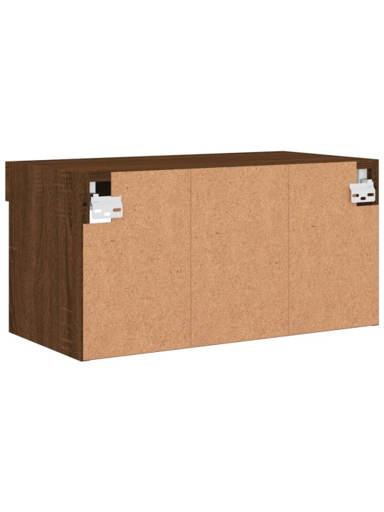 TV skříňka s LED osvětlením hnědý dub 60 x 30 x 30 cm