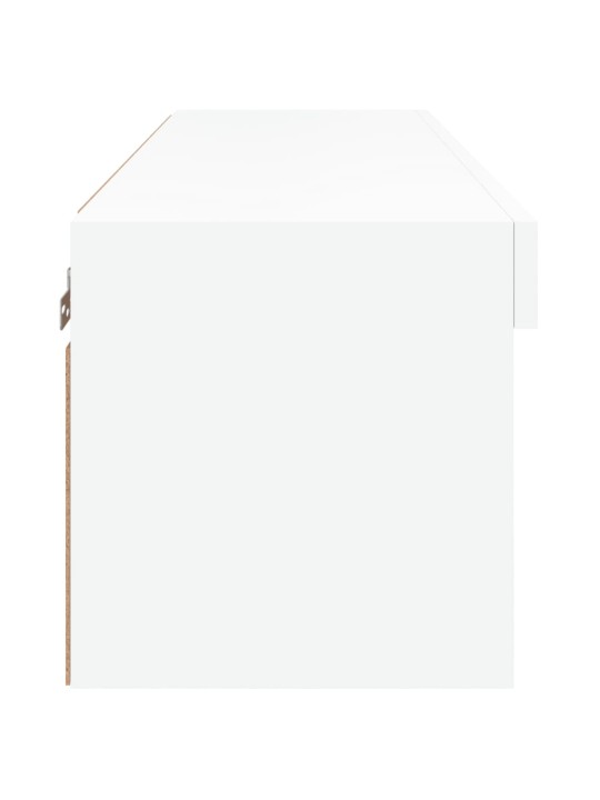 TV skříňka s LED osvětlením bílá 80 x 30 x 30 cm