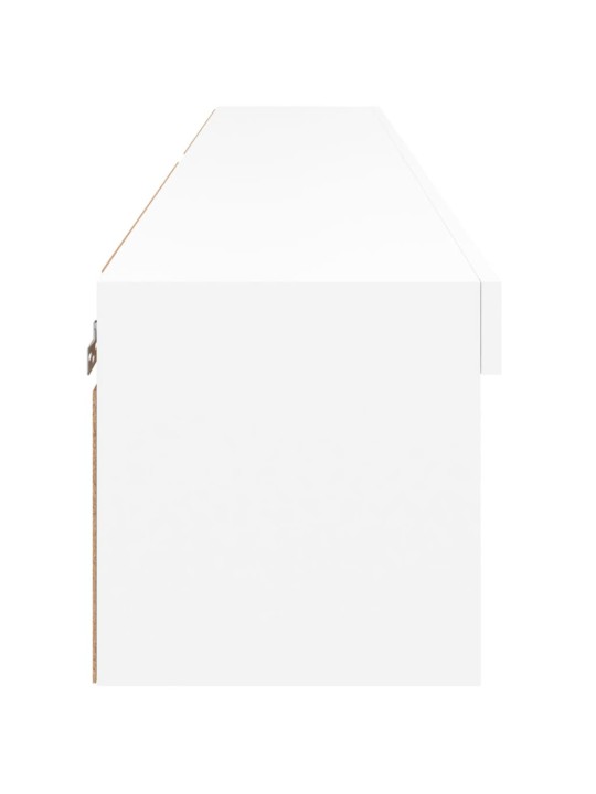 TV skříňky s LED osvětlením 2 ks bílé 80 x 30 x 30 cm