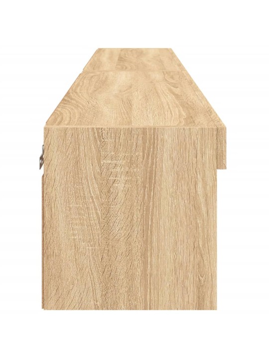 TV skříňky s LED osvětlením 2 ks dub sonoma 80 x 30 x 30 cm