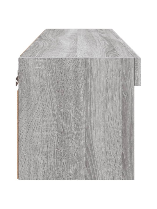 TV skříňka s LED osvětlením šedá sonoma 80 x 30 x 30 cm