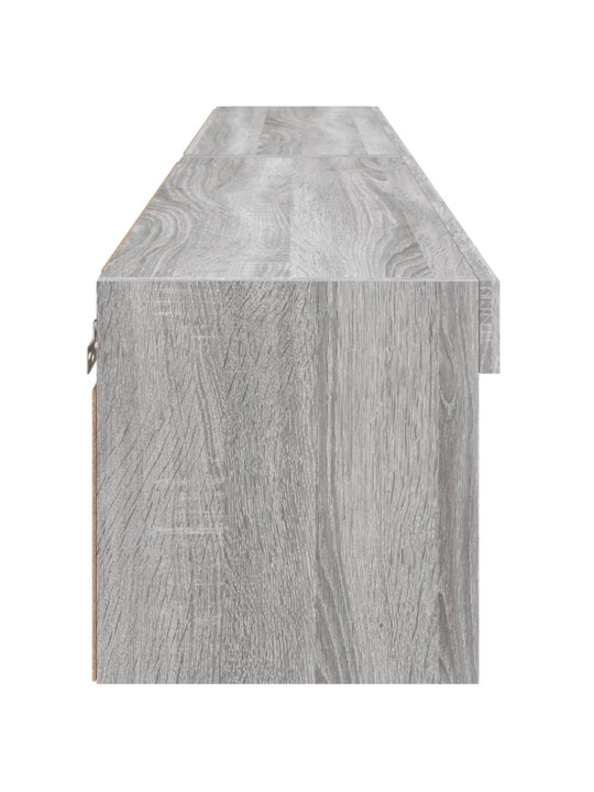 TV skříňky s LED osvětlením 2 ks šedé sonoma 80 x 30 x 30 cm