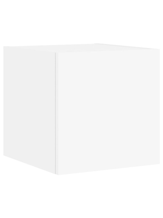Nástěnná TV skříňka s LED osvětlením bílá 30,5 x 35 x 30 cm