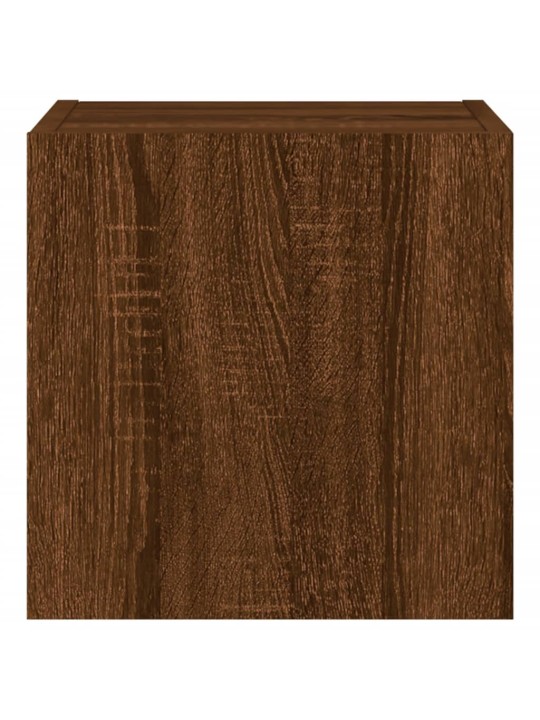 Nástěnné TV skříňky s LED 2 ks hnědý dub 30,5 x 35 x 30 cm