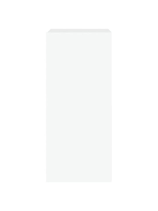 Nástěnná TV skříňka s LED osvětlením bílá 30,5 x 35 x 70 cm