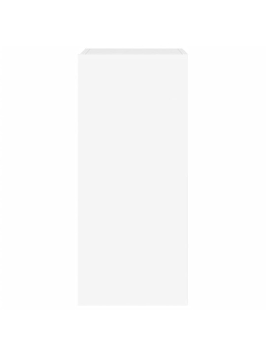Nástěnné TV skříňky s LED osvětlením 2 ks bílé 30,5x35x70 cm