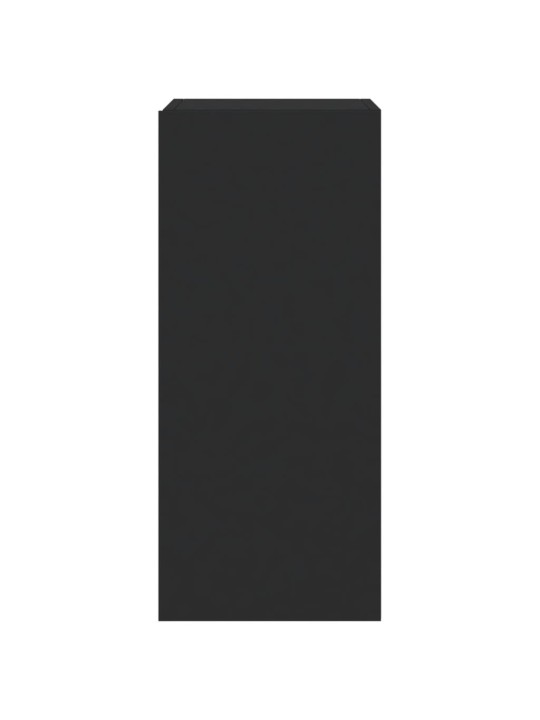 Nástěnné TV skříňky s LED osvětlením 2 ks černé 30,5x35x70 cm