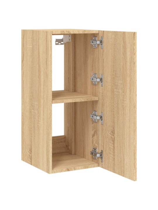 Nástěnná TV skříňka s LED osvětlením dub sonoma 30,5x35x70 cm