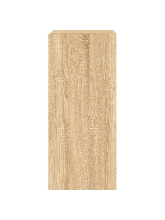 Nástěnná TV skříňka s LED osvětlením dub sonoma 30,5x35x70 cm