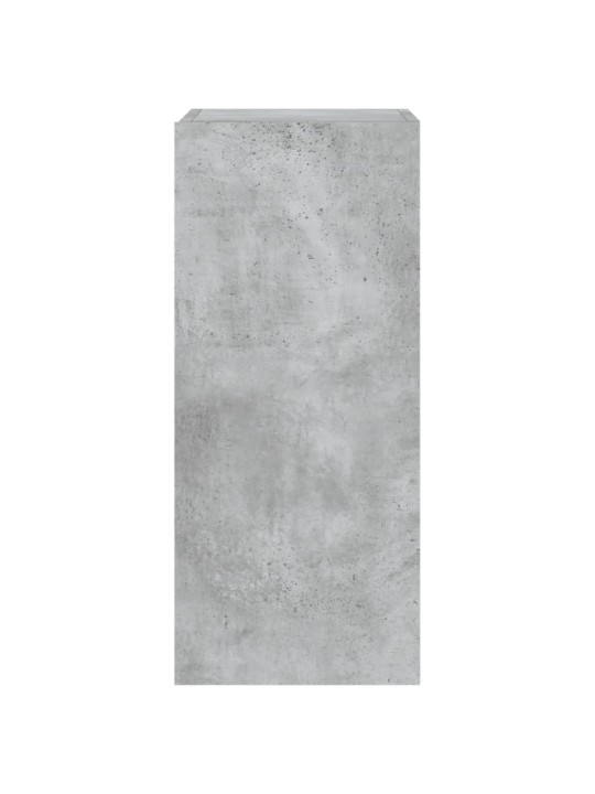 Nástěnná TV skříňka s LED osvětlením betonově šedá 30,5x35x70cm