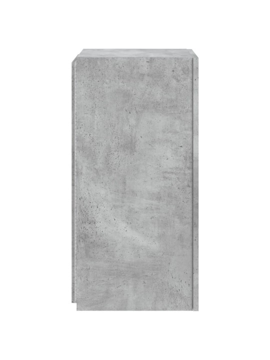 Nástěnná TV skříňka s LED osvětlením betonově šedá 30,5x35x70cm