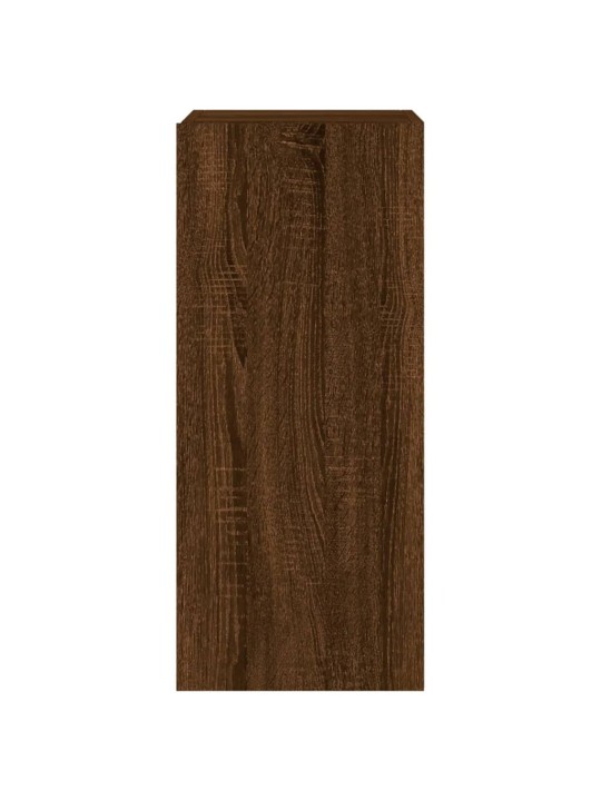Nástěnná TV skříňka s LED osvětlením hnědý dub 30,5x35x70 cm